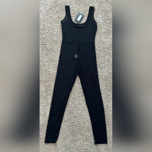 PrettyLittleThing Pants - New with tag Fitted Black Sheer Jumpsuit size 6